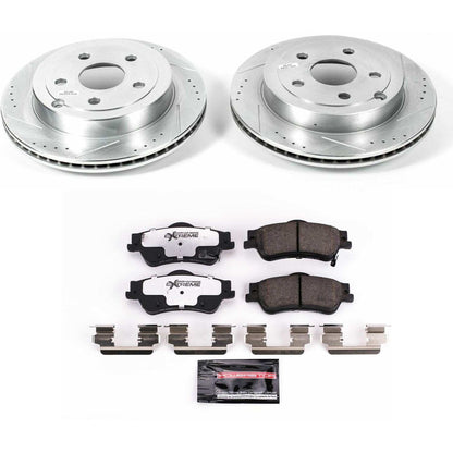 PowerStop Power Stop 08-09 Pontiac G8 Rear Z26 Street Warrior Brake Kit K5525-26