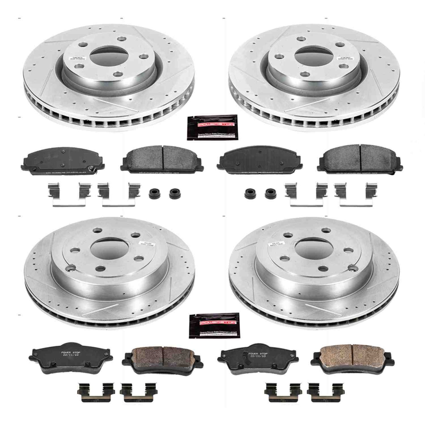 PowerStop Power Stop 08-09 Pontiac G8 Front & Rear Z23 Evolution Sport Brake Kit K5527