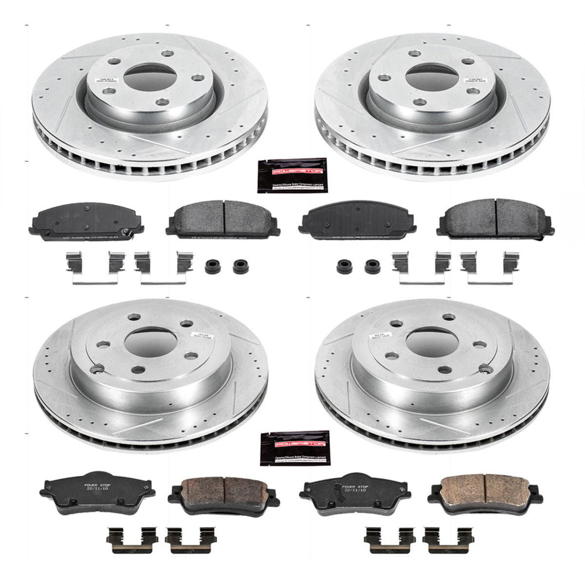PowerStop Power Stop 08-09 Pontiac G8 Front & Rear Z23 Evolution Sport Brake Kit K5527