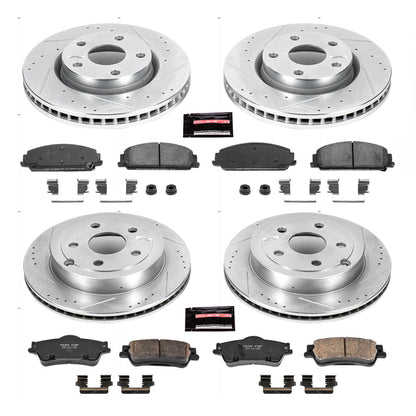 PowerStop Power Stop 08-09 Pontiac G8 Front & Rear Z23 Evolution Sport Brake Kit K5527