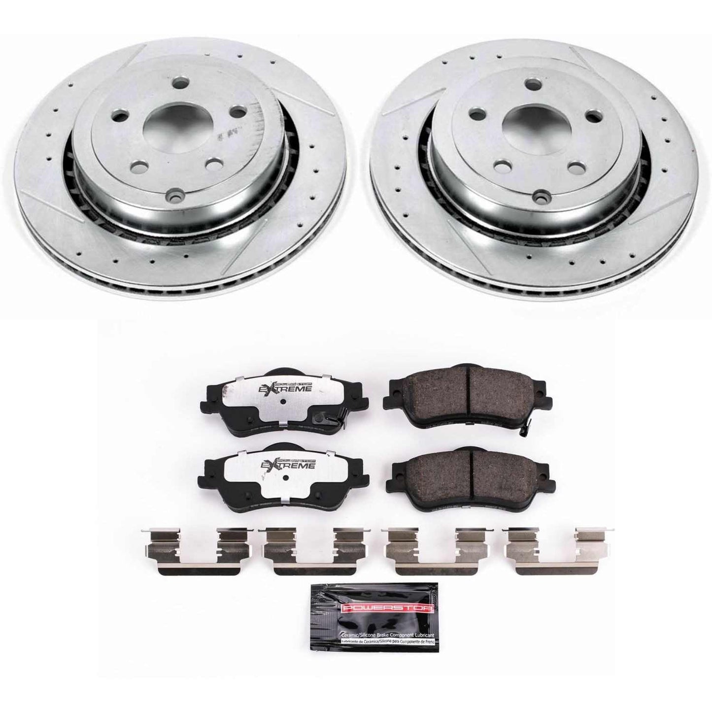 PowerStop Power Stop 11-17 Chevrolet Caprice Rear Z26 Street Warrior Brake Kit K5528-26