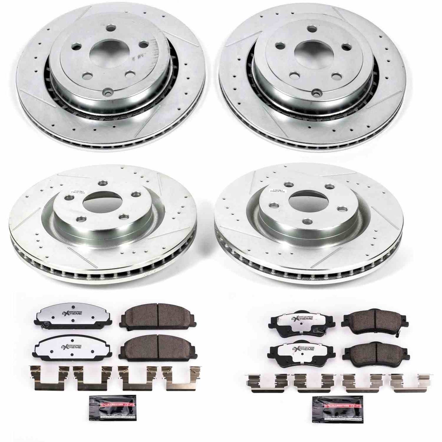 PowerStop Power Stop 08-09 Pontiac G8 Front & Rear Z26 Street Warrior Brake Kit K5530-26