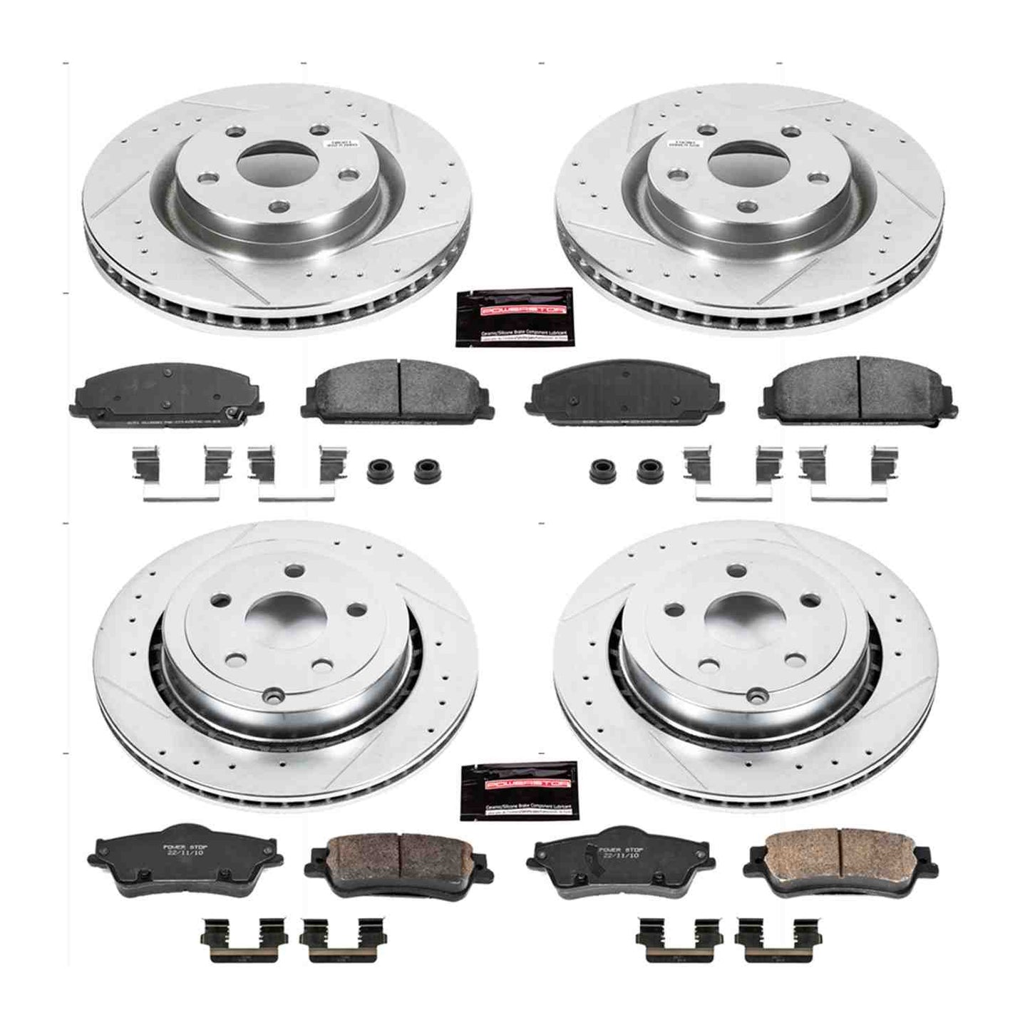 PowerStop Power Stop 08-09 Pontiac G8 Front & Rear Z23 Evolution Sport Brake Kit K5530