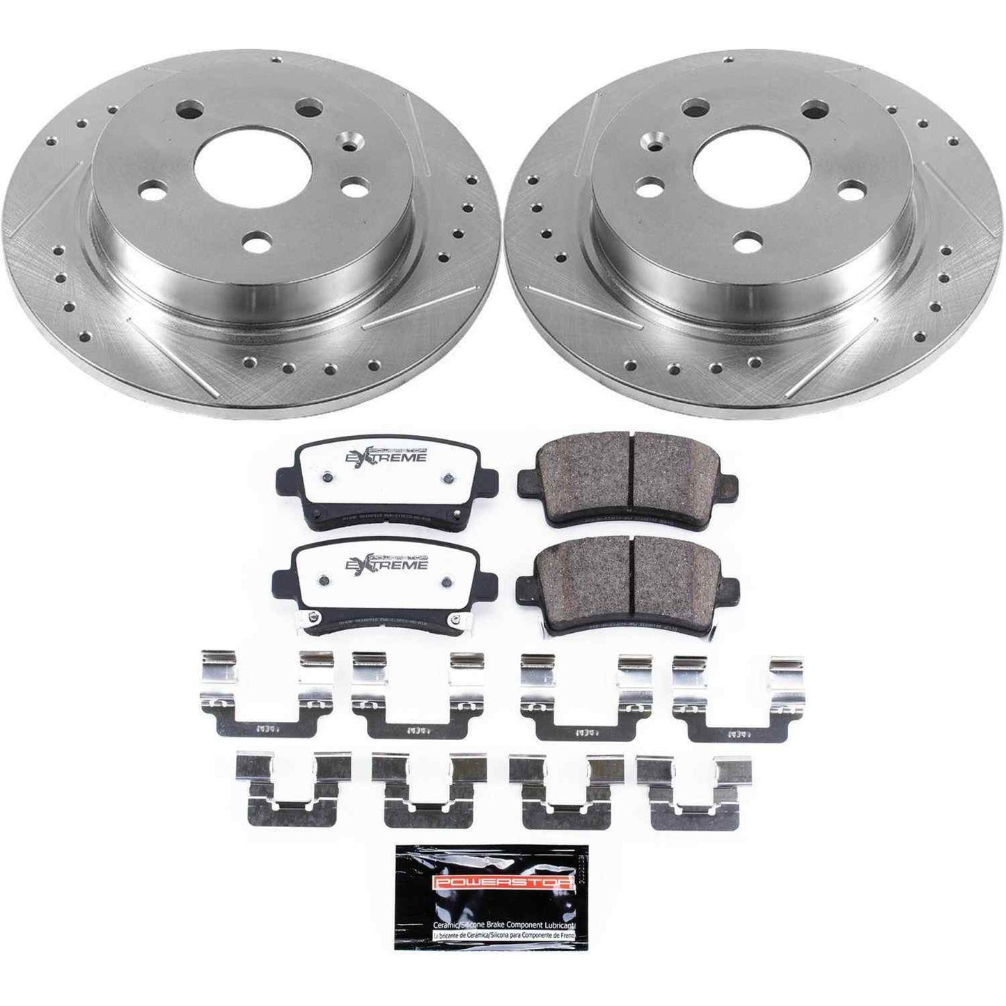 PowerStop Power Stop 12-16 Buick LaCrosse Rear Z26 Street Warrior Brake Kit K5531-26