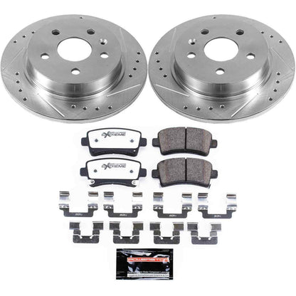 PowerStop Power Stop 12-16 Buick LaCrosse Rear Z26 Street Warrior Brake Kit K5531-26