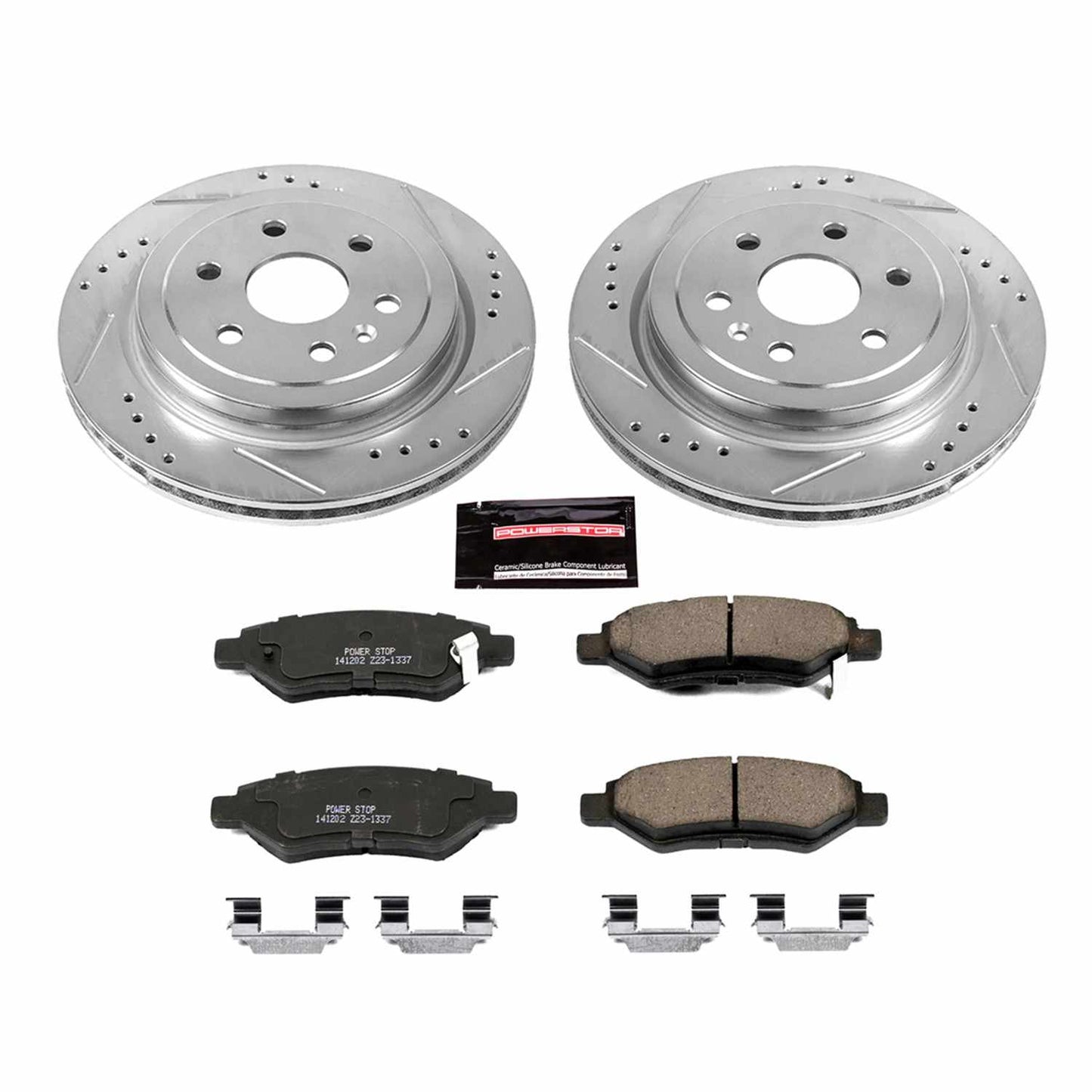 PowerStop Power Stop 10-16 Cadillac SRX Rear Z23 Evolution Sport Brake Kit K5543