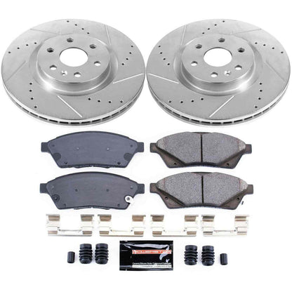 PowerStop Power Stop 10-16 Cadillac SRX Front Z23 Evolution Sport Brake Kit K5545