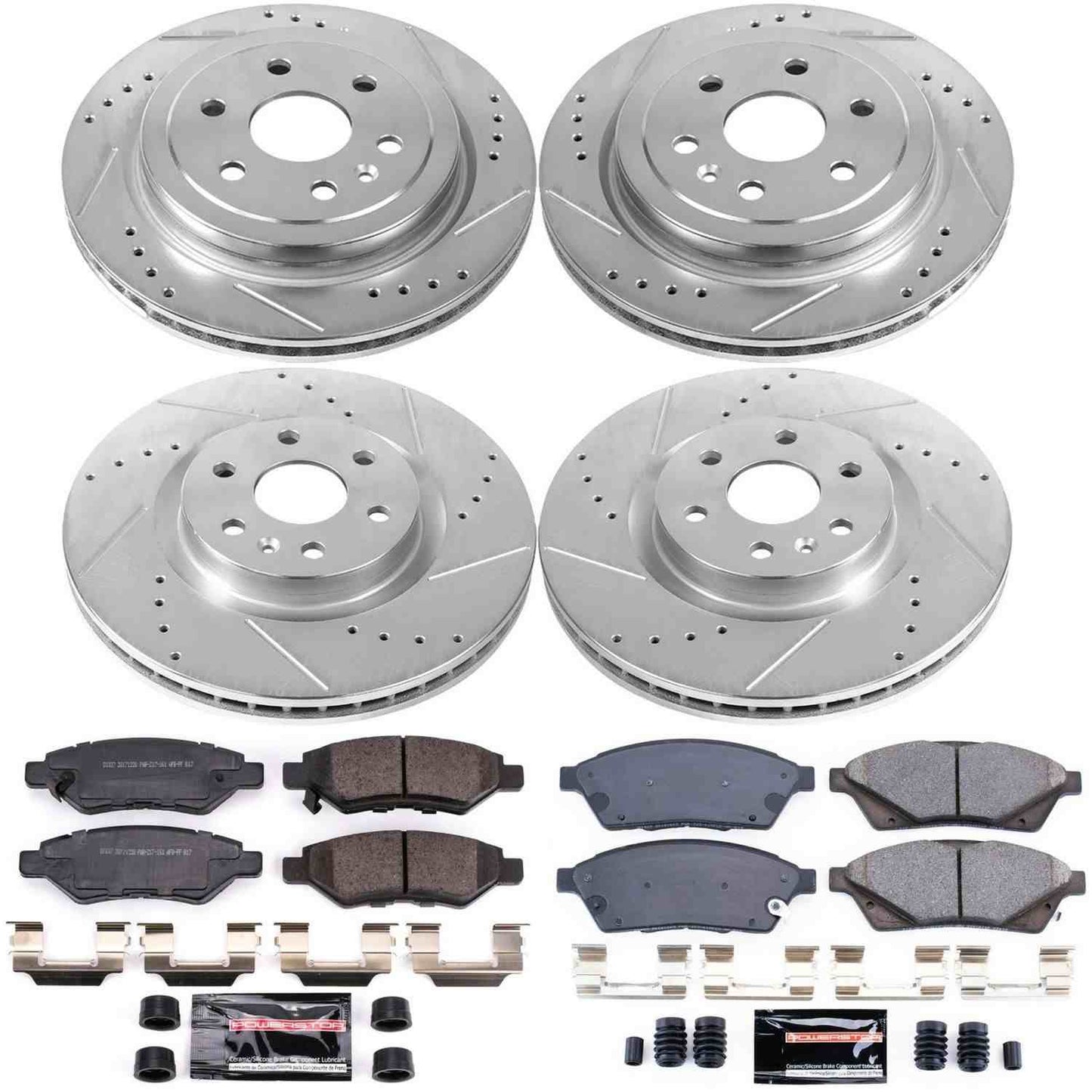 PowerStop Power Stop 10-16 Cadillac SRX Front & Rear Z23 Evolution Sport Brake Kit K5546