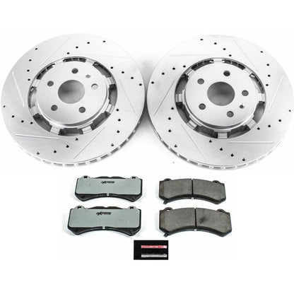 PowerStop Power Stop 09-15 Cadillac CTS Front Z26 Street Warrior Brake Kit K5548-26
