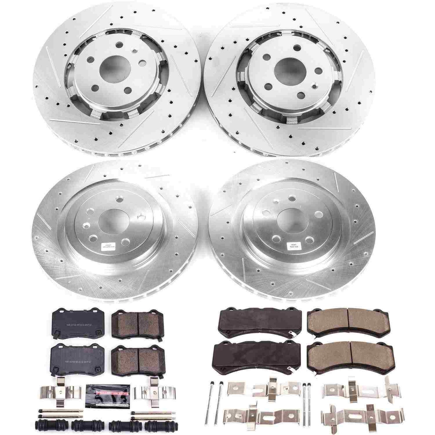 PowerStop Power Stop 09-15 Cadillac CTS Front & Rear Z23 Evolution Sport Brake Kit K5549
