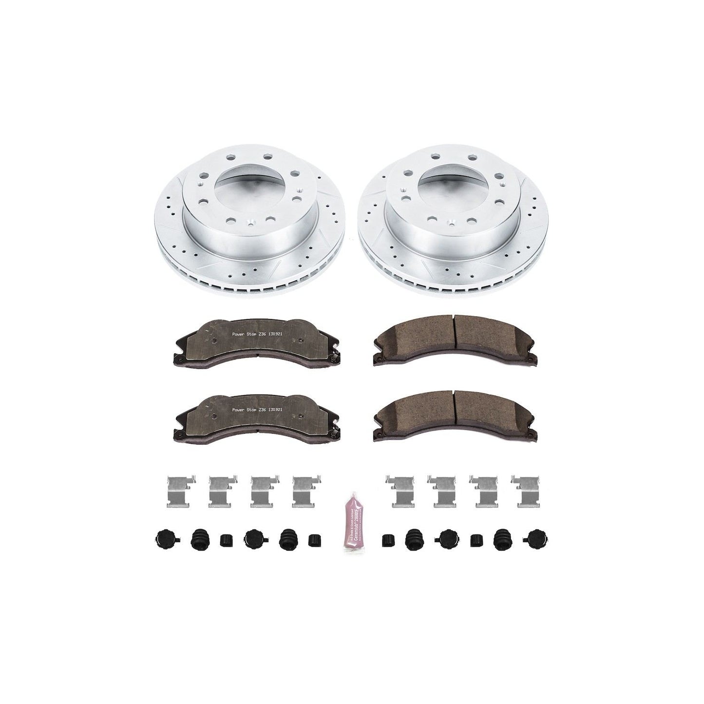 PowerStop Power Stop 2011 Chevrolet Silverado 2500 HD Front Z36 Truck & Tow Brake Kit K5559-36