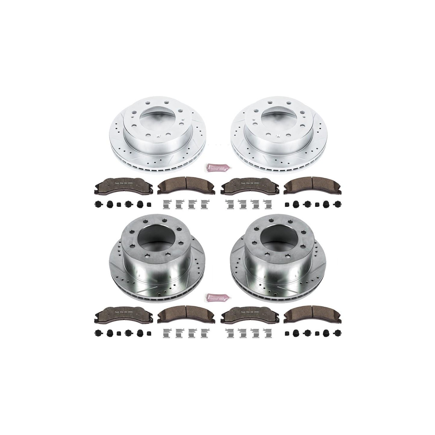 PowerStop Power Stop 2011 Chevrolet Silverado 3500 HD Front & Rear Z36 Truck & Tow Brake Kit K5560-36