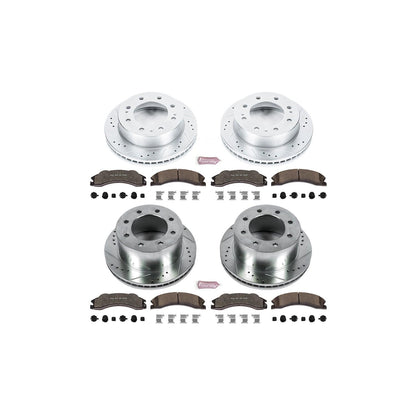 PowerStop Power Stop 2011 Chevrolet Silverado 3500 HD Front & Rear Z36 Truck & Tow Brake Kit K5560-36