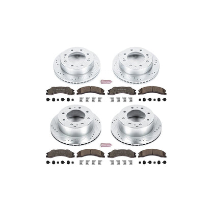 PowerStop Power Stop 2011 Chevrolet Silverado 2500 HD Front & Rear Z36 Truck & Tow Brake Kit K5561-36