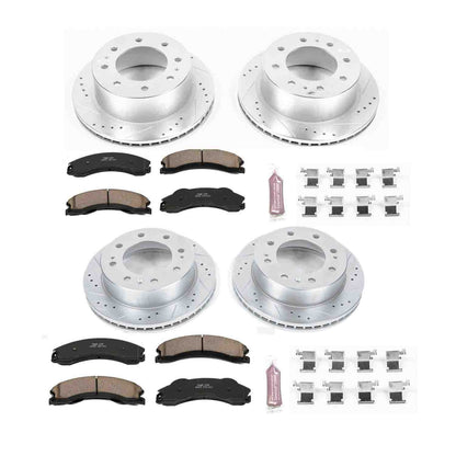 PowerStop Power Stop 2011 Chevrolet Silverado 2500 HD Front & Rear Z23 Evolution Sport Brake Kit K5561