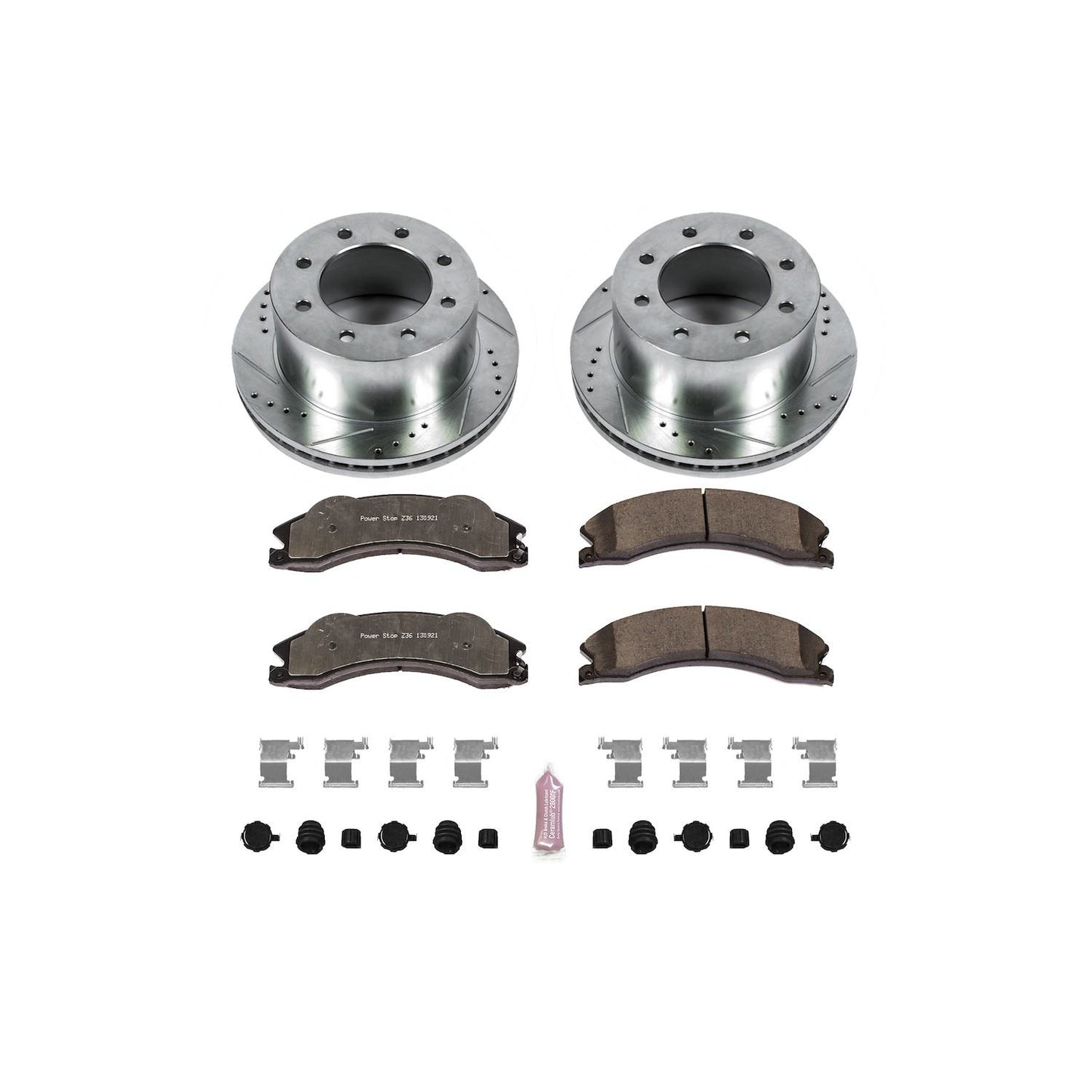 PowerStop Power Stop 11-19 Chevrolet Silverado 3500 HD Rear Z36 Truck & Tow Brake Kit K5562-36