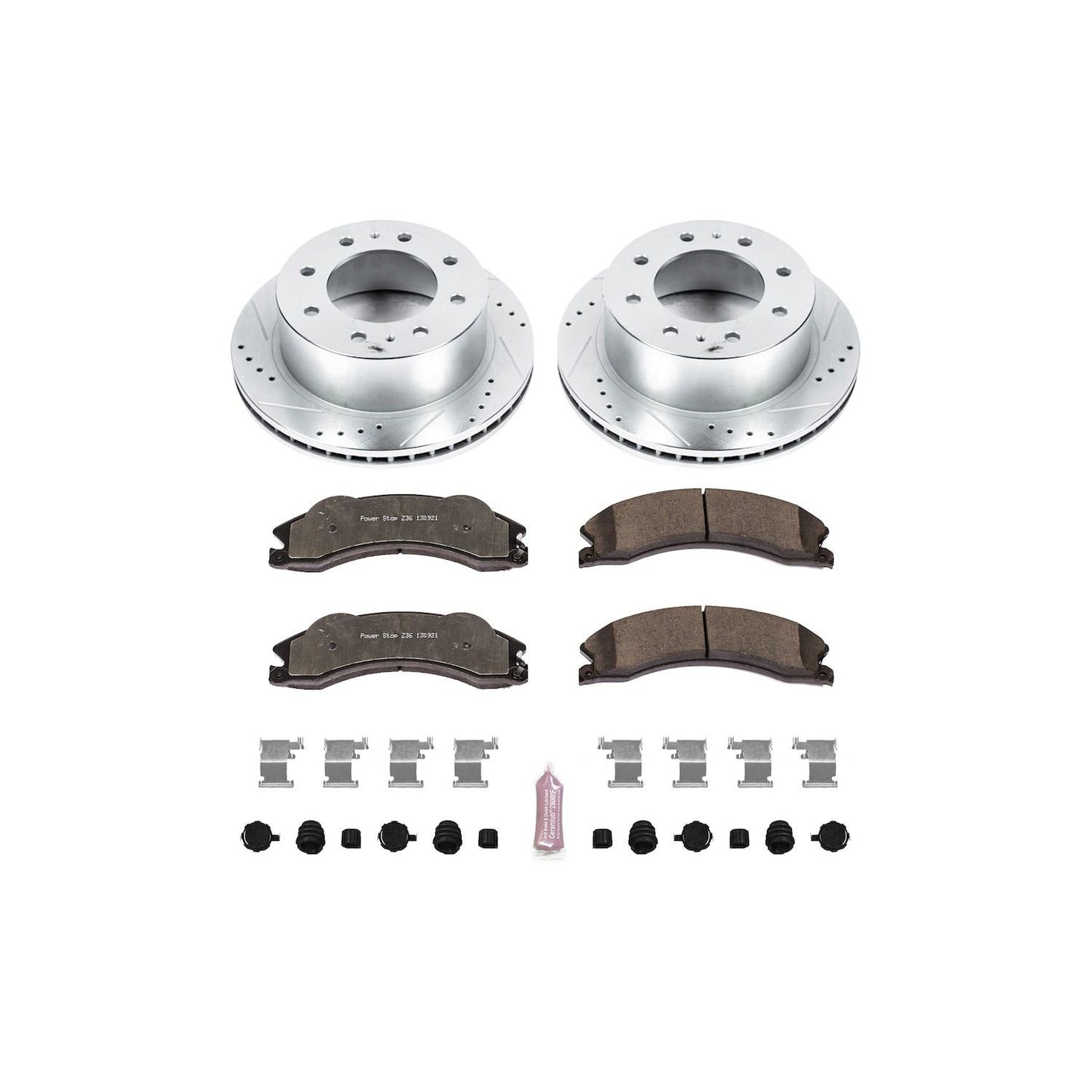 PowerStop Power Stop 11-14 Chevrolet Silverado 2500 HD Rear Z36 Truck & Tow Brake Kit K5563-36