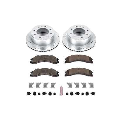 PowerStop Power Stop 11-14 Chevrolet Silverado 2500 HD Rear Z36 Truck & Tow Brake Kit K5563-36