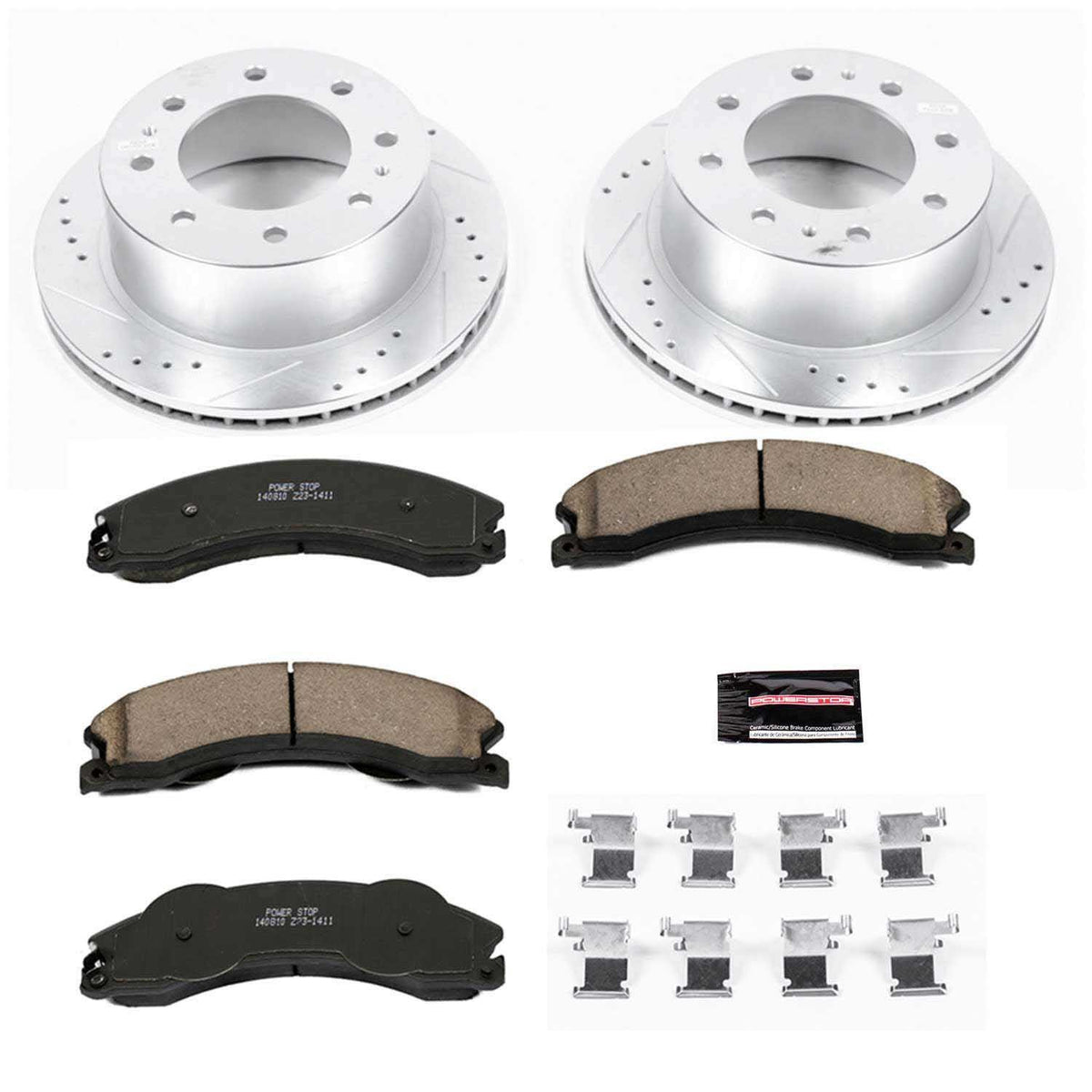 PowerStop Power Stop 11-14 Chevrolet Silverado 2500 HD Rear Z23 Evolution Sport Brake Kit K5563