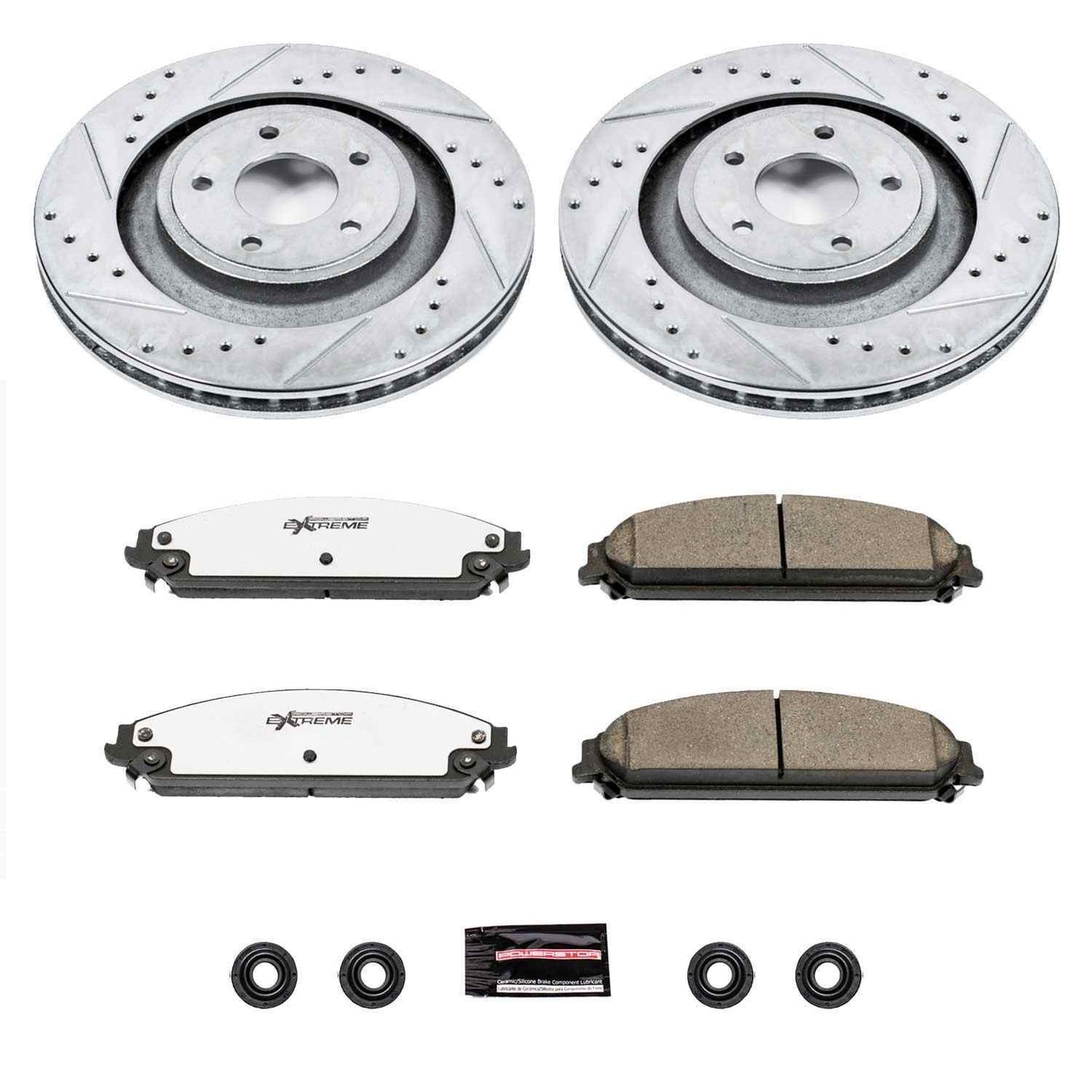 PowerStop Power Stop 13-14 Chrysler 200 Front Z26 Street Warrior Brake Kit K5565-26