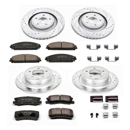PowerStop Power Stop 13-14 Chrysler 200 Front & Rear Z23 Evolution Sport Brake Kit K5566