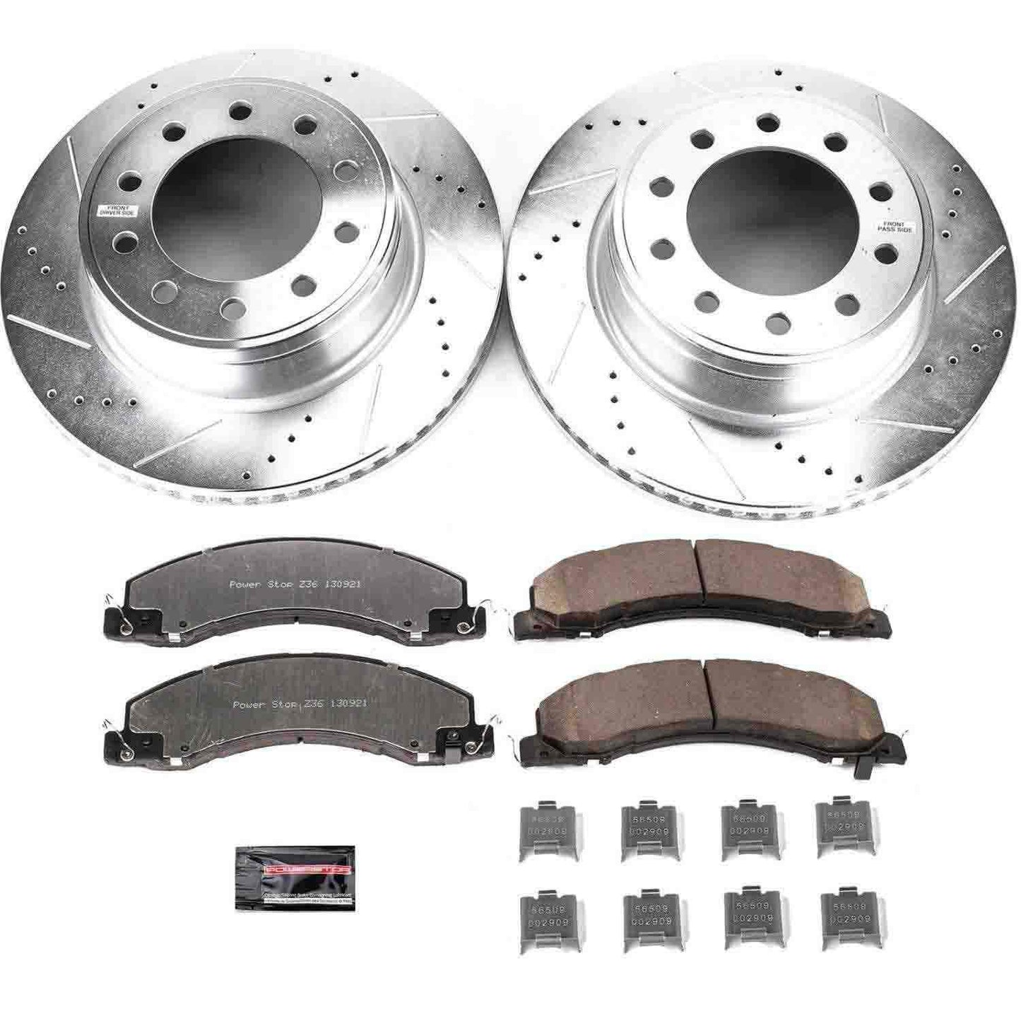 PowerStop Power Stop 11-18 Ram 4500 Front Z36 Truck & Tow Brake Kit K5567-36