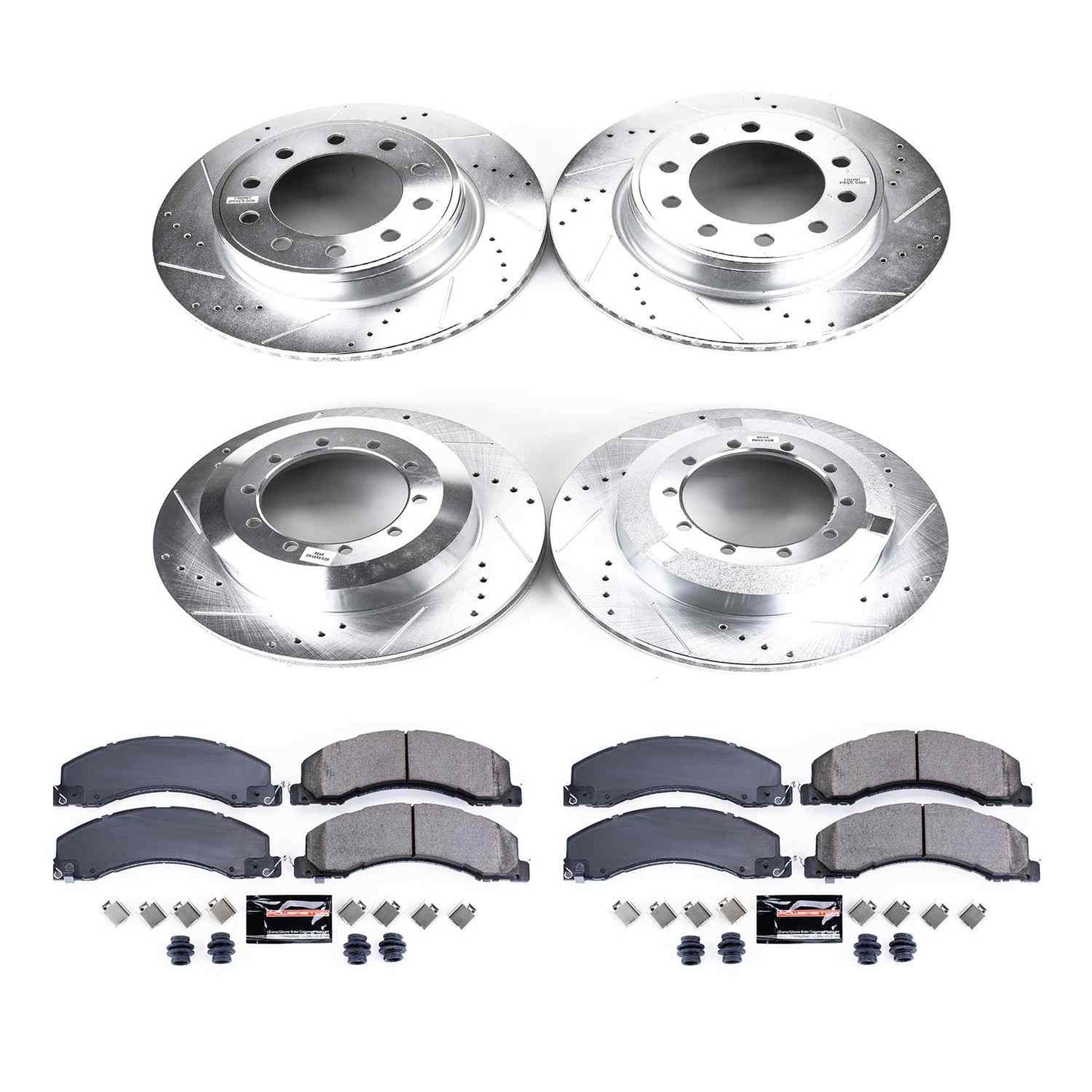 PowerStop Power Stop 11-12 Ram 4500 Front & Rear Z23 Evolution Sport Brake Kit K5568