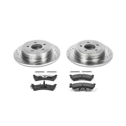 PowerStop Power Stop 2003 Ford Explorer Sport Rear Z23 Evolution Sport Brake Kit K5570