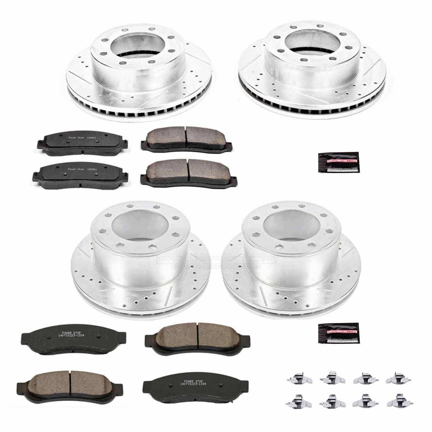 PowerStop Power Stop 2010 Ford F-350 Super Duty Front & Rear Z23 Evolution Sport Brake Kit K5573
