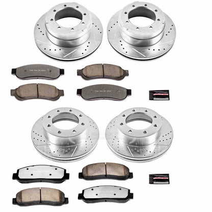 PowerStop Power Stop 10-11 Ford F-350 Super Duty Front & Rear Z36 Truck & Tow Brake Kit K5574-36