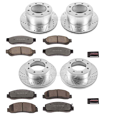 PowerStop Power Stop 13-16 Ford F-450 Super Duty Front Z36 Truck & Tow Kit w/Calipers KC6403-36