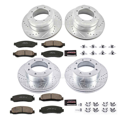 PowerStop Power Stop 2011 Ford F-350 Super Duty Front & Rear Z23 Evolution Sport Brake Kit K5576