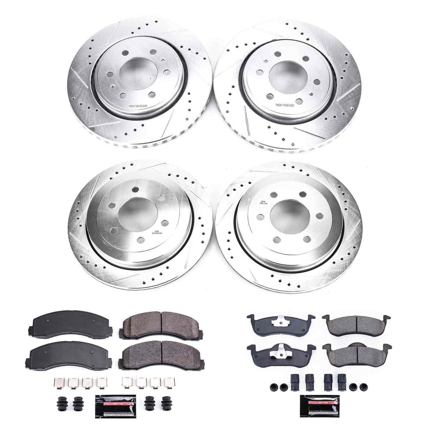 PowerStop Power Stop 10-17 Ford Expedition Front & Rear Z23 Evolution Sport Brake Kit K5577