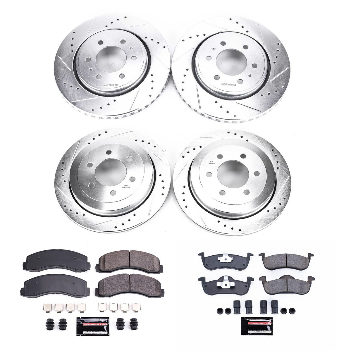 PowerStop Power Stop 10-17 Ford Expedition Front & Rear Z23 Evolution Sport Brake Kit K5577