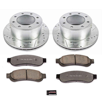 PowerStop Power Stop 10-12 Ford F-250 Super Duty Rear Z36 Truck & Tow Brake Kit K5578-36