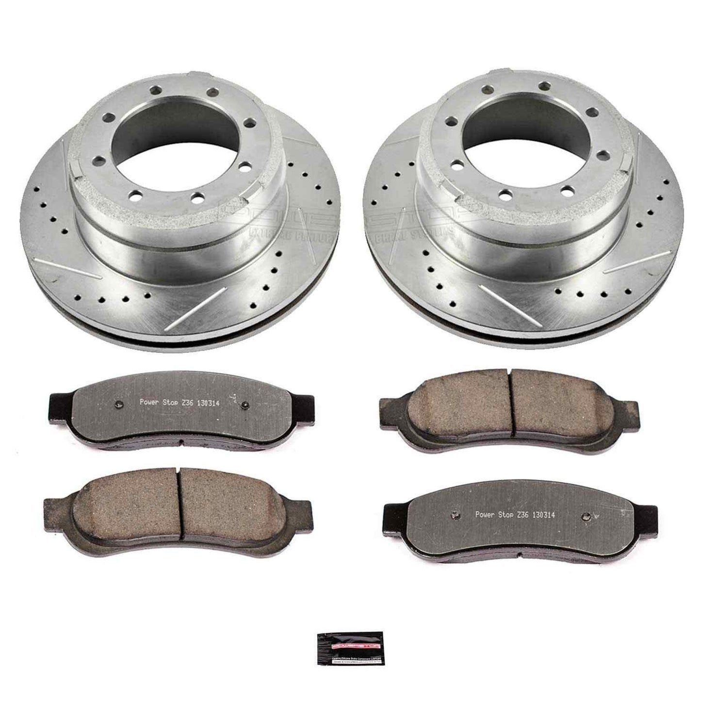 PowerStop Power Stop 10-12 Ford F-350 Super Duty Rear Z36 Truck & Tow Brake Kit K5579-36