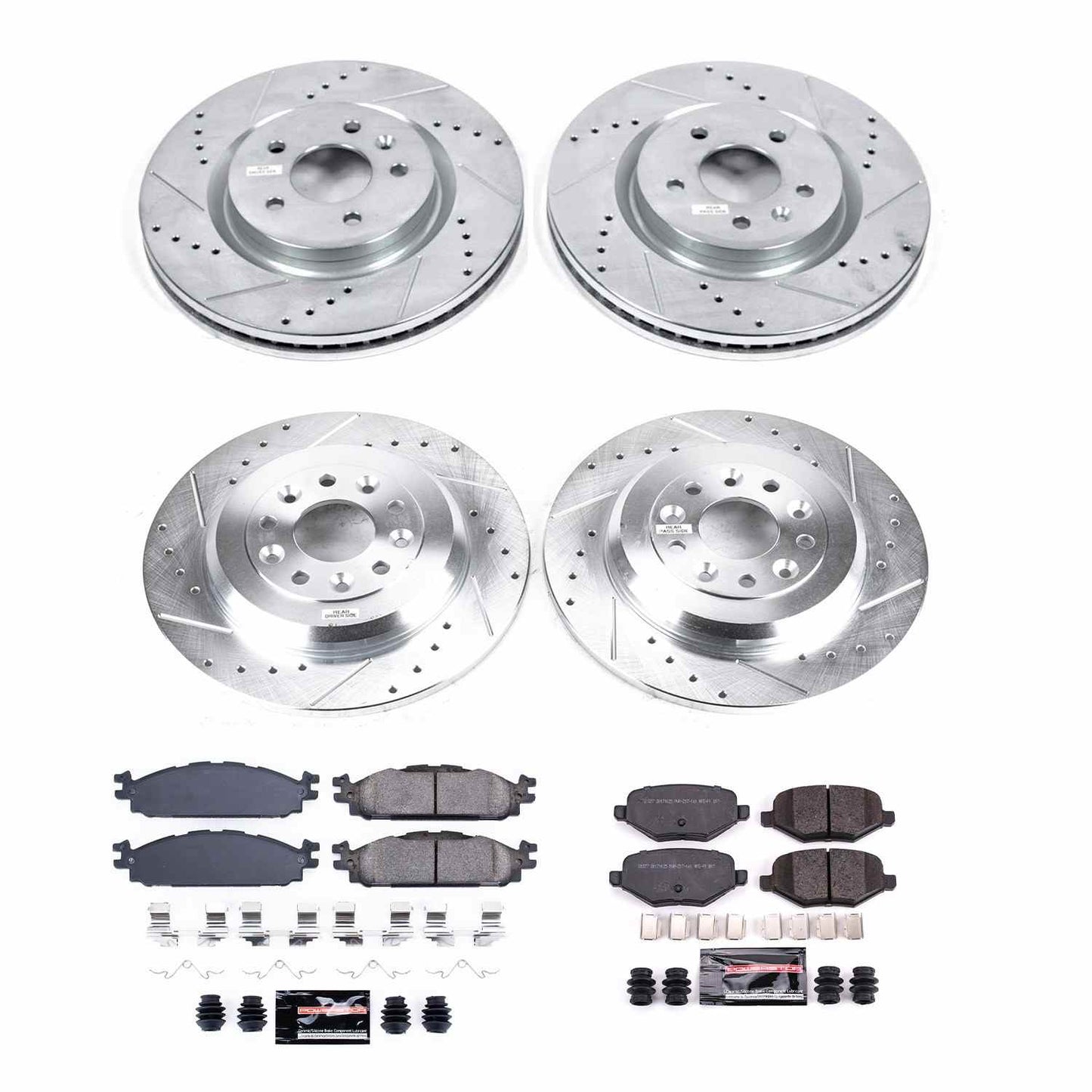 PowerStop Power Stop 11-19 Ford Explorer Front & Rear Z23 Evolution Sport Brake Kit K5584