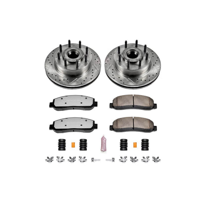 PowerStop Power Stop 07-08 Ford F-250 Super Duty Front Z36 Truck & Tow Brake Kit K5585-36