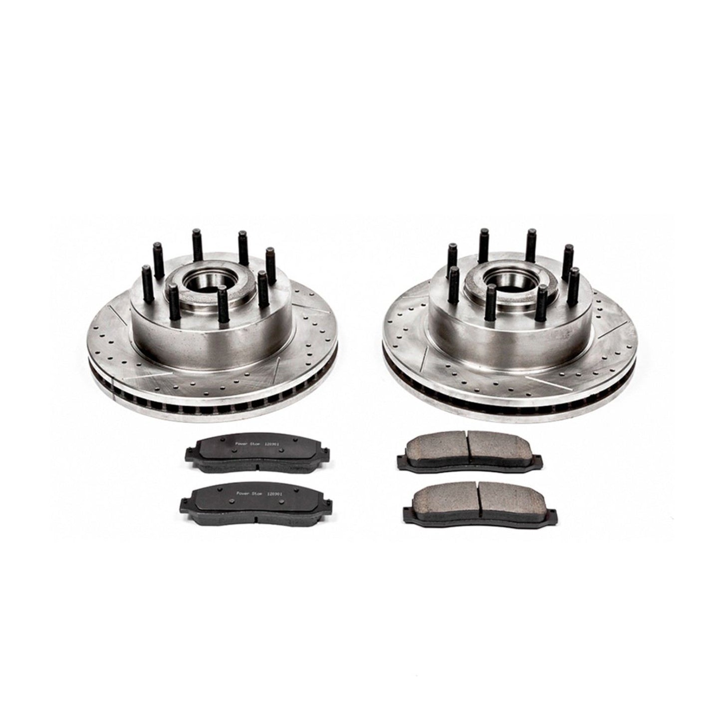 PowerStop Power Stop 07-08 Ford F-250 Super Duty Front Z23 Evolution Sport Brake Kit K5585