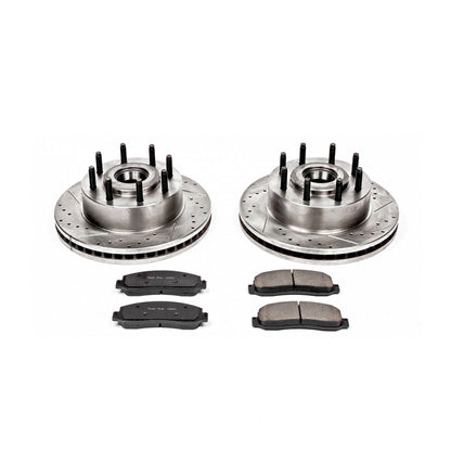 PowerStop Power Stop 07-08 Ford F-250 Super Duty Front Z23 Evolution Sport Brake Kit K5585