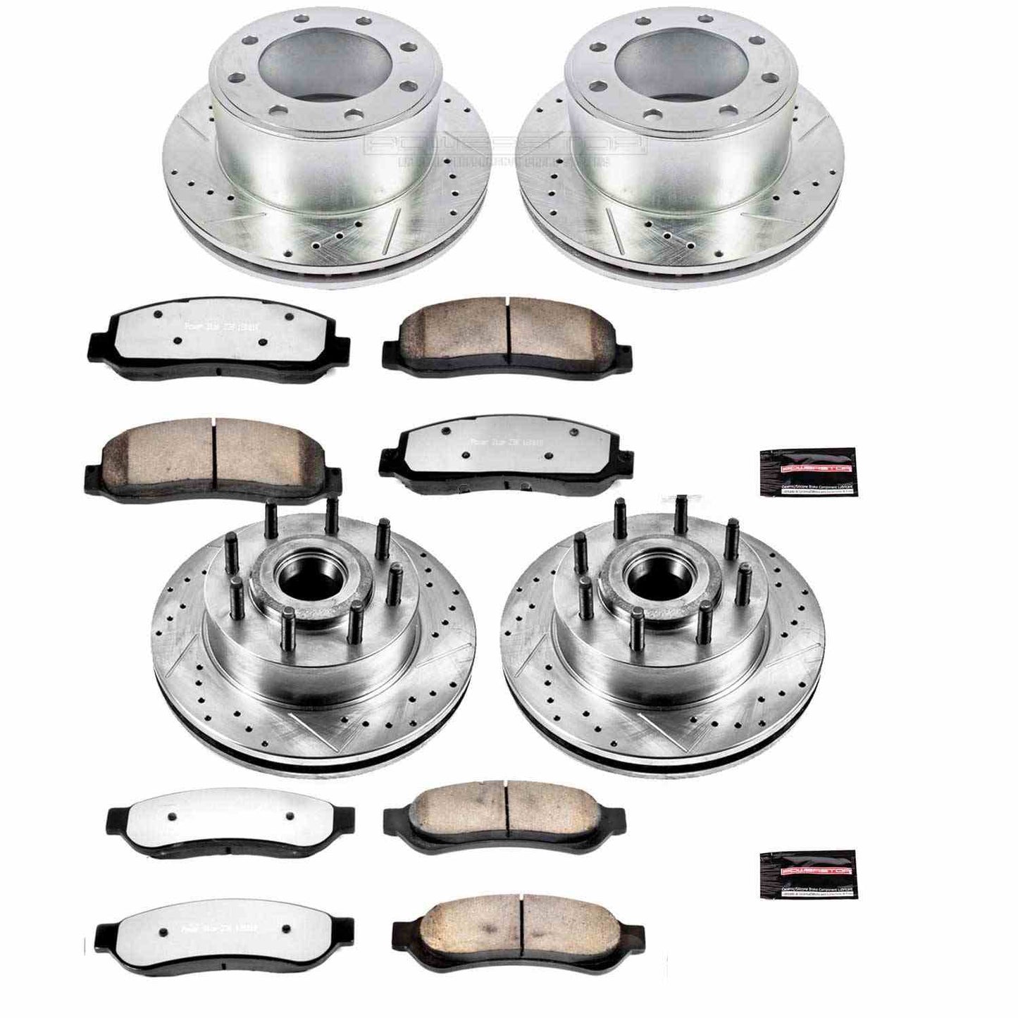 PowerStop Power Stop 07-08 Ford F-250 Super Duty Front & Rear Z36 Truck & Tow Brake Kit K5586-36