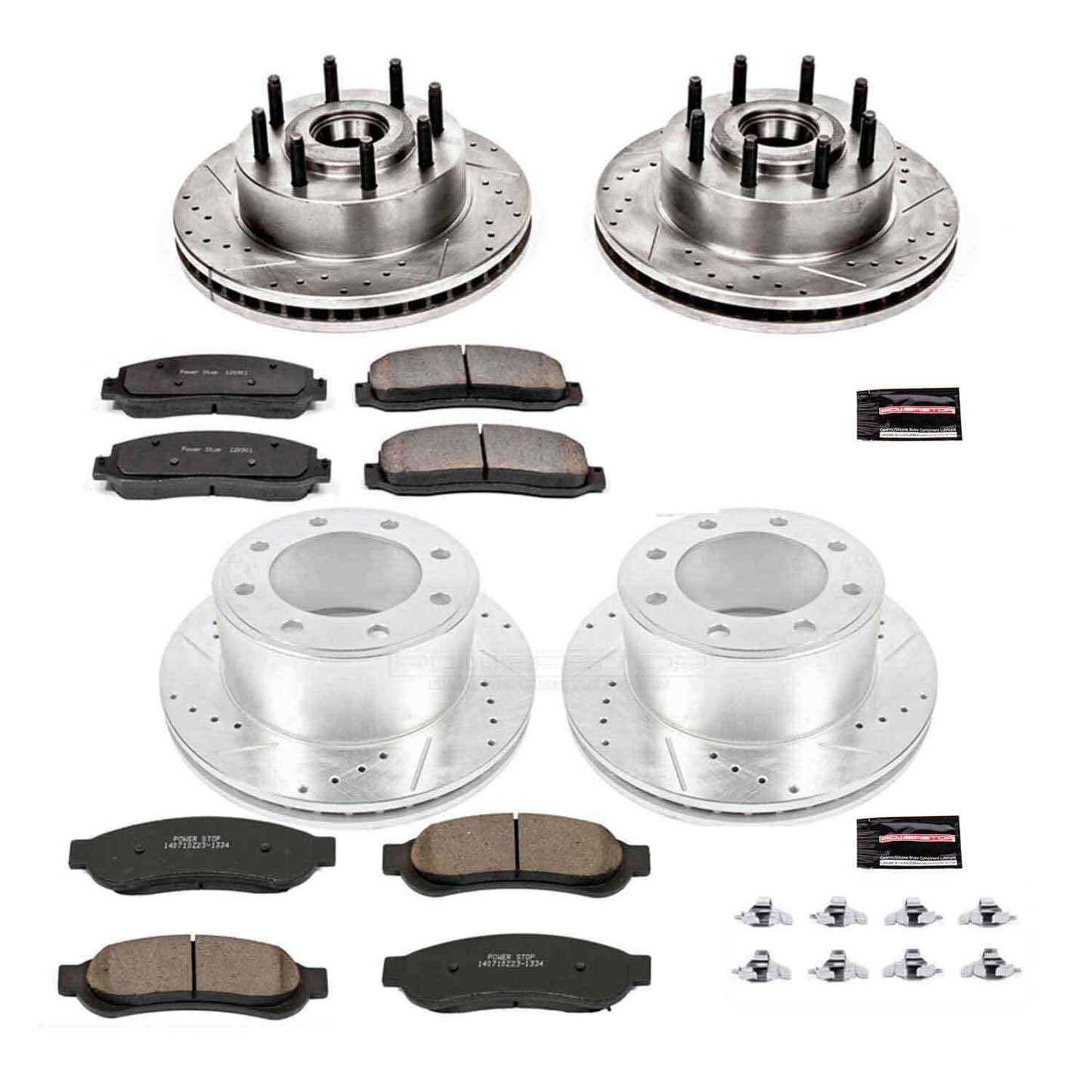 PowerStop Power Stop 2010 Ford F-350 Super Duty Front & Rear Z23 Evolution Sport Brake Kit K5587