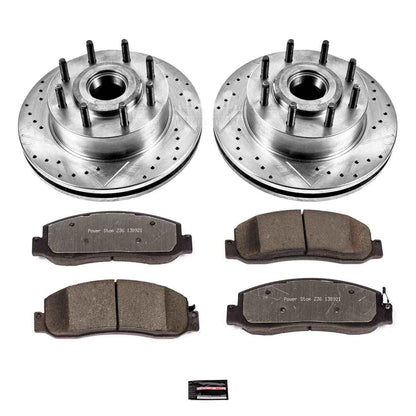 PowerStop Power Stop 09-11 Ford F-250 Super Duty Front Z36 Truck & Tow Brake Kit K5588-36