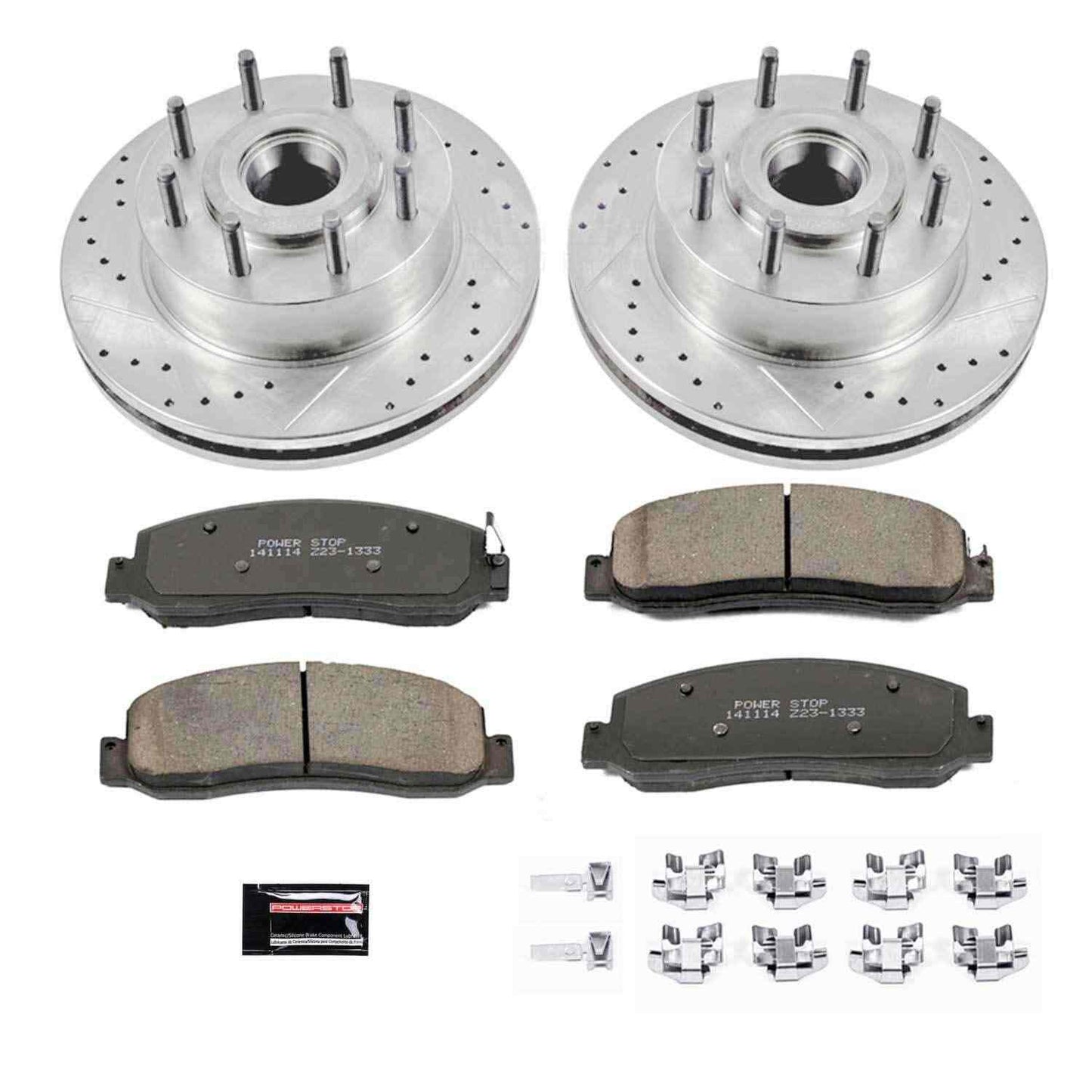 PowerStop Power Stop 09-11 Ford F-250 Super Duty Front Z23 Evolution Sport Brake Kit K5588