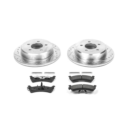 PowerStop Power Stop 01-02 Ford Explorer Sport Rear Z23 Evolution Sport Brake Kit K5592