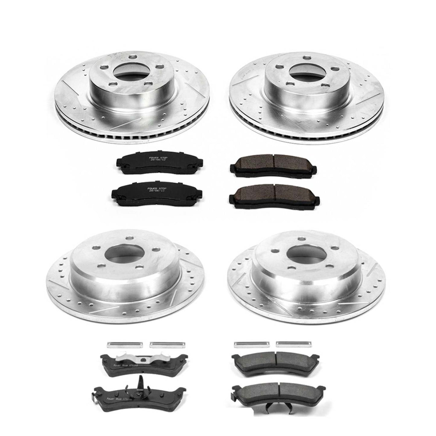 PowerStop Power Stop 01-02 Ford Explorer Sport Front & Rear Z23 Evolution Sport Brake Kit K5596
