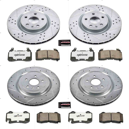 PowerStop Power Stop 10-15 Chevrolet Camaro Front & Rear Z26 Street Warrior Brake Kit K5603-26