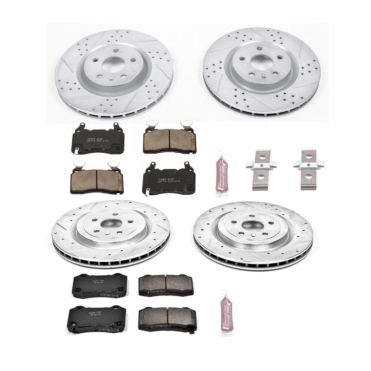 PowerStop Power Stop 10-15 Chevrolet Camaro Front & Rear Z23 Evolution Sport Brake Kit K5603
