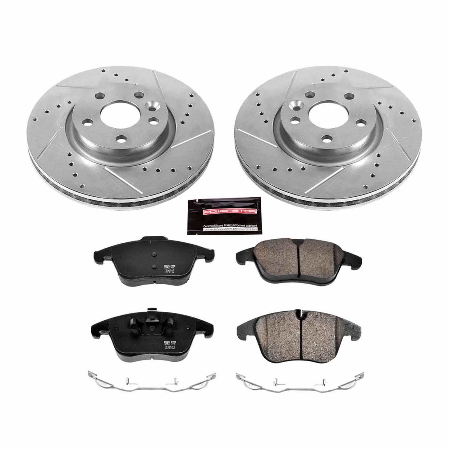 PowerStop Power Stop 11-14 Volvo S60 Front Z23 Evolution Sport Brake Kit K5608