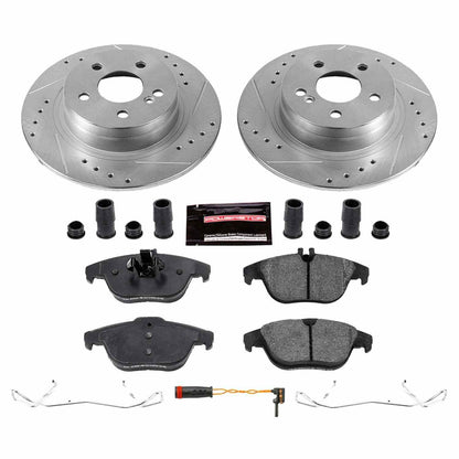 PowerStop Power Stop 12-15 Mercedes-Benz C250 Rear Z23 Evolution Sport Brake Kit K5625